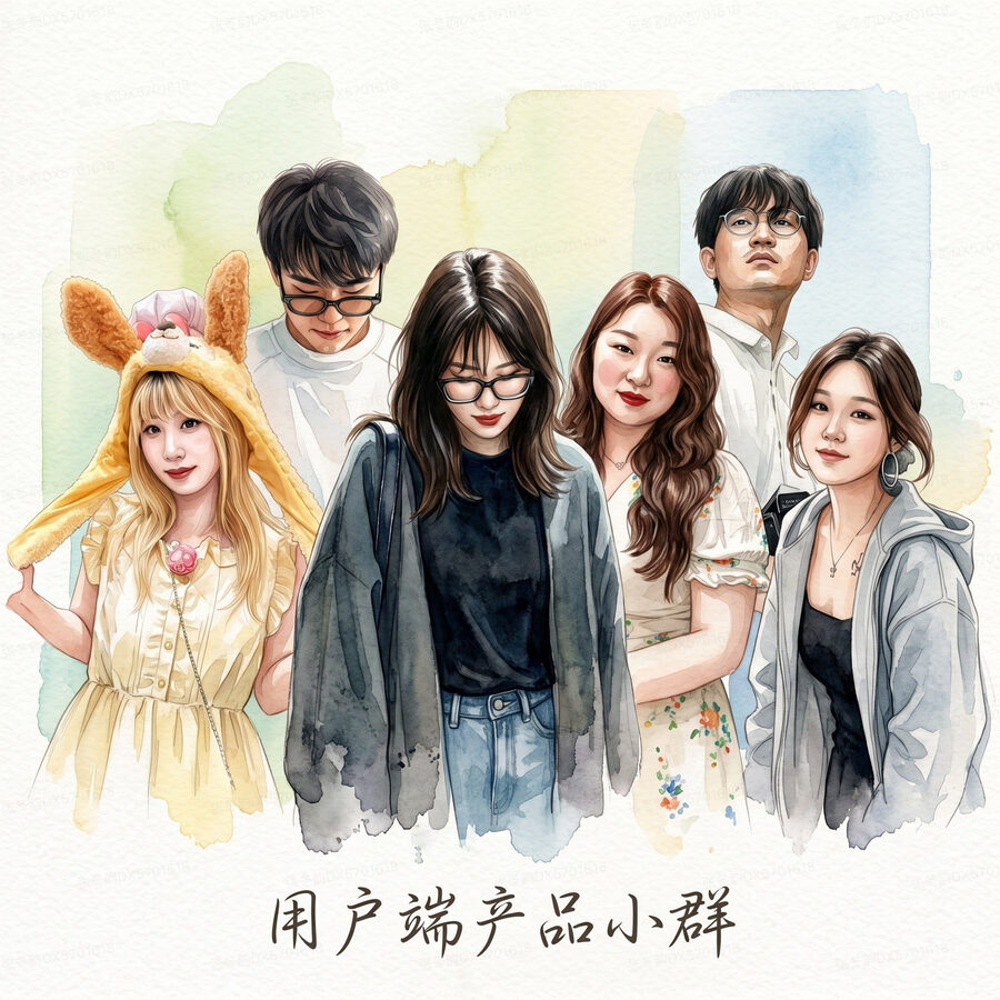 水彩手绘风格