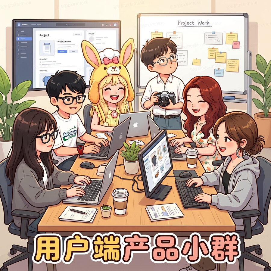 职场场景合照