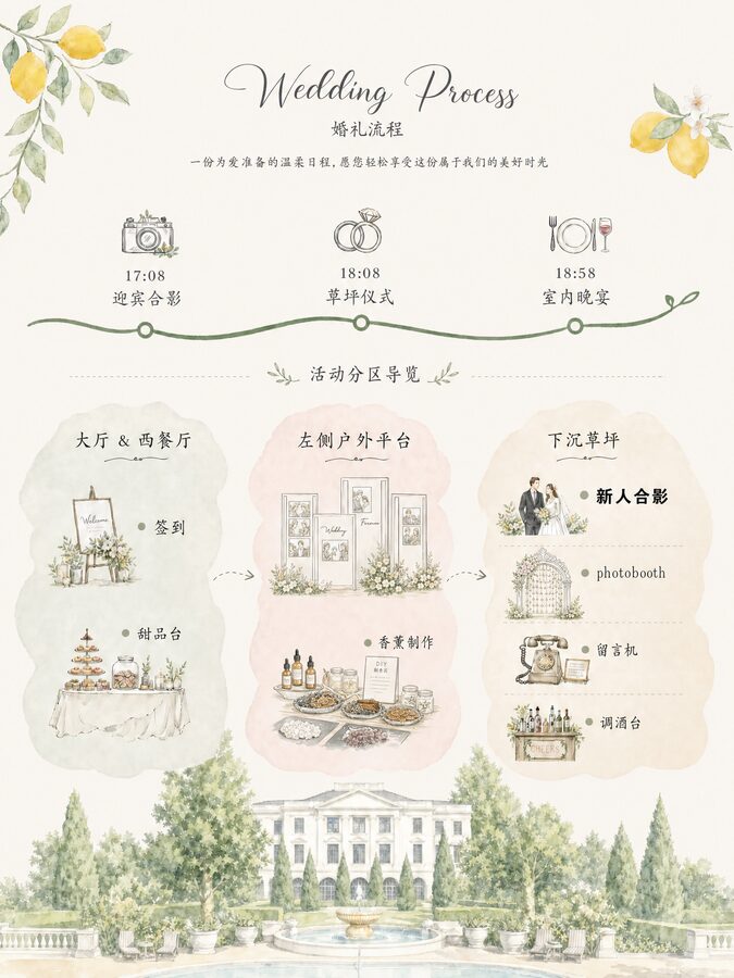 婚礼流程卡